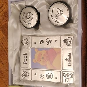 DISNEY BABY METAL FRAME WITH TOOTH AND CURL KEEPSAKE BOX